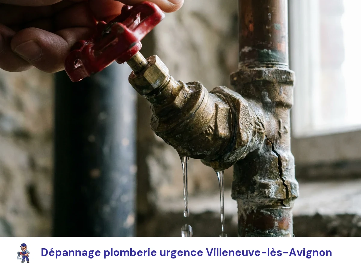 Dépannage plomberie urgence à Villeneuve-lès-Avignon