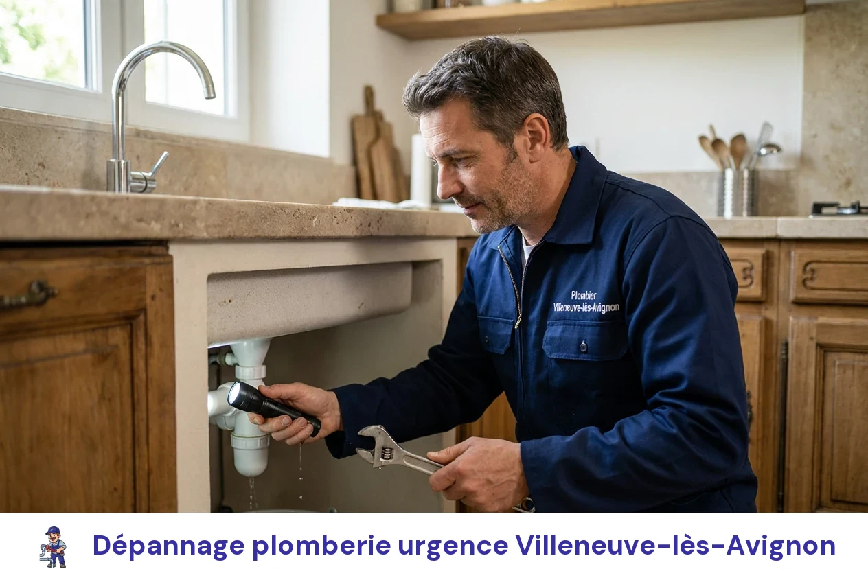 Dépannage plomberie urgence à Villeneuve-lès-Avignon