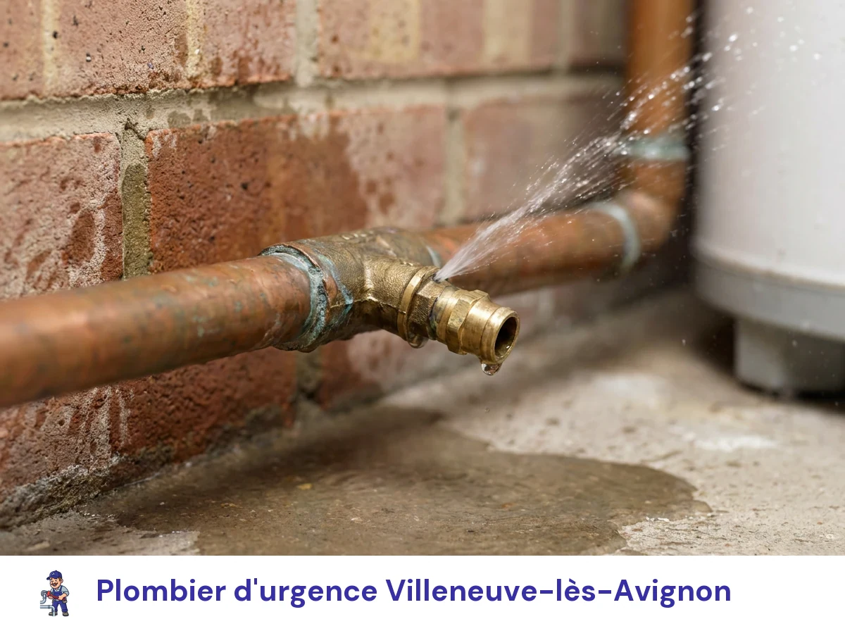 Plombier d'urgence à Villeneuve-lès-Avignon