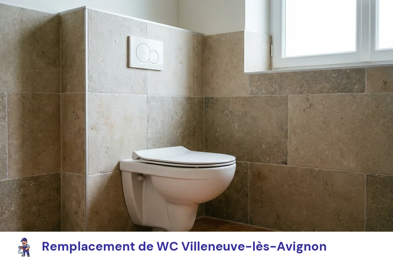 Remplacement de WC à Villeneuve-lès-Avignon