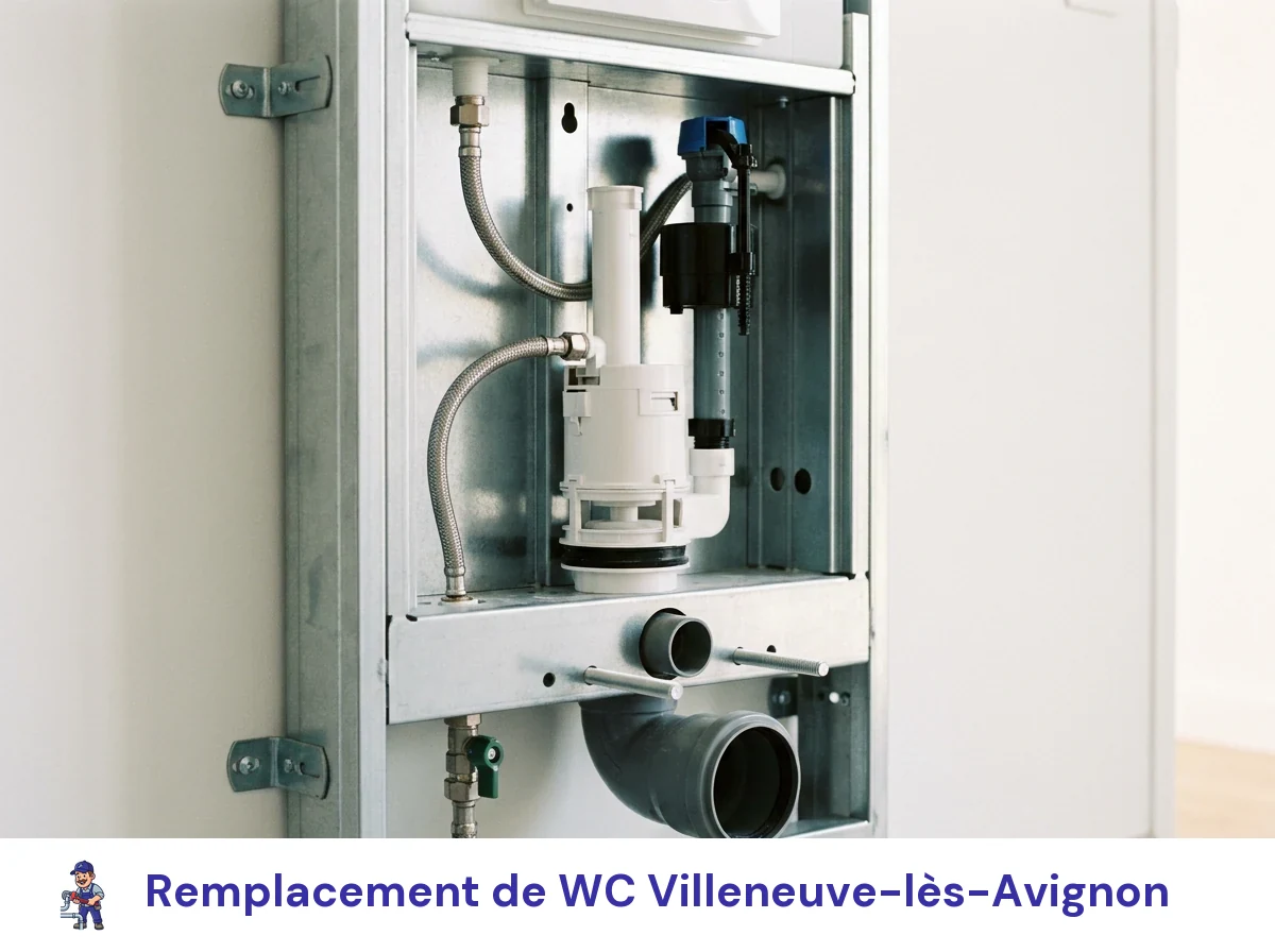 Remplacement de WC à Villeneuve-lès-Avignon